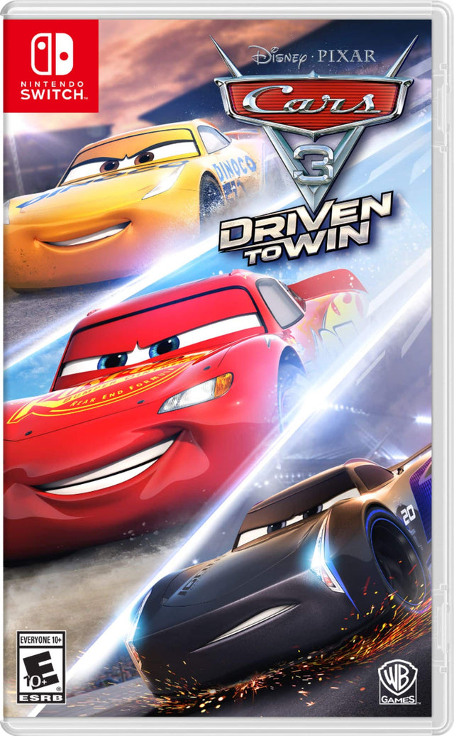 Front. WB Games - Cars 3: Driven to Win.
