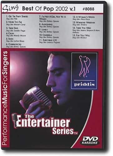 Front. Priddis - Best of Pop 2002 Vol. 1 Karaoke DVD.