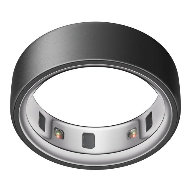 Front. Oura - Ring 4 - Smart Ring - Size Before You Buy with OR4 Sizing Kit - Size 11 - Stealth.