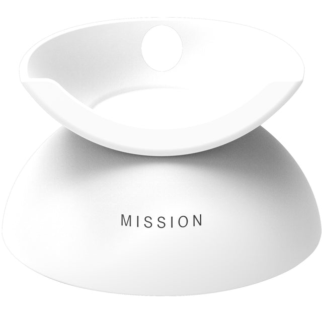 Front. Amazon - Made For Amazon Battery Base for Echo Pop, White - White.