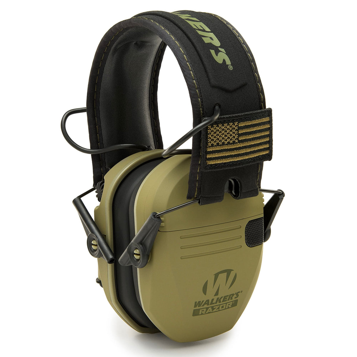 Walker’s - Walkers Razor Slim Electronic Muff (OD GRN Patriot) - Green