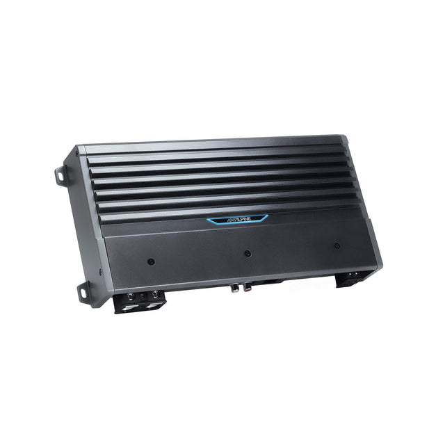 Front. Alpine - Alpine M-A120M 1200W Mono Marine Amplifier with IPX6 Waterproof Chassis - Black/Gray.