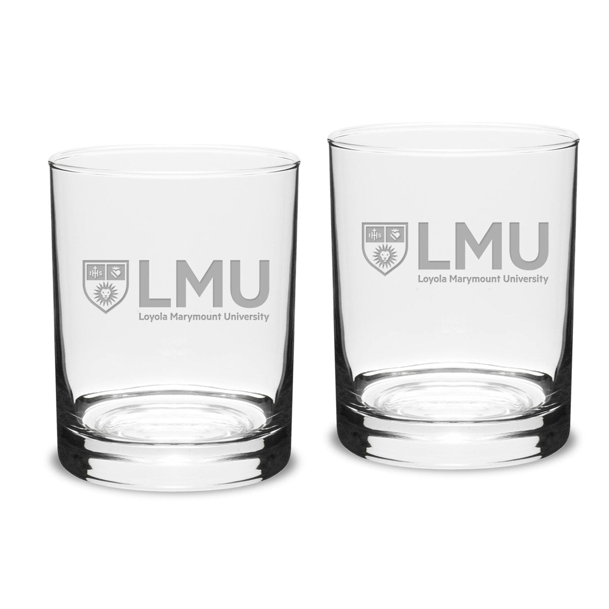 Jardine - Loyola Marymount Lions 14oz. 2-Piece Classic Double Old Fashioned Glass Set - Multicolor