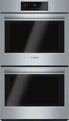 Bosch - 800 Series 30" Built-In Double Electric Wall Oven with True Convection