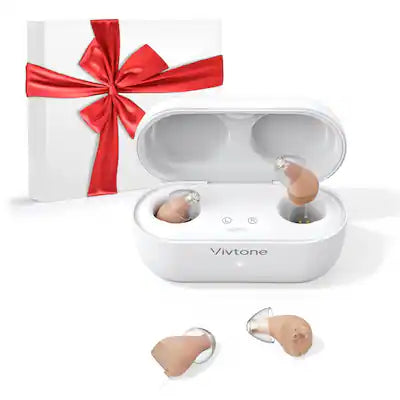 Vivtone - Supermini Rechargeable Hearing Aids for Seniors Adults, Digital Hearing Devices for Superior Sound Quality