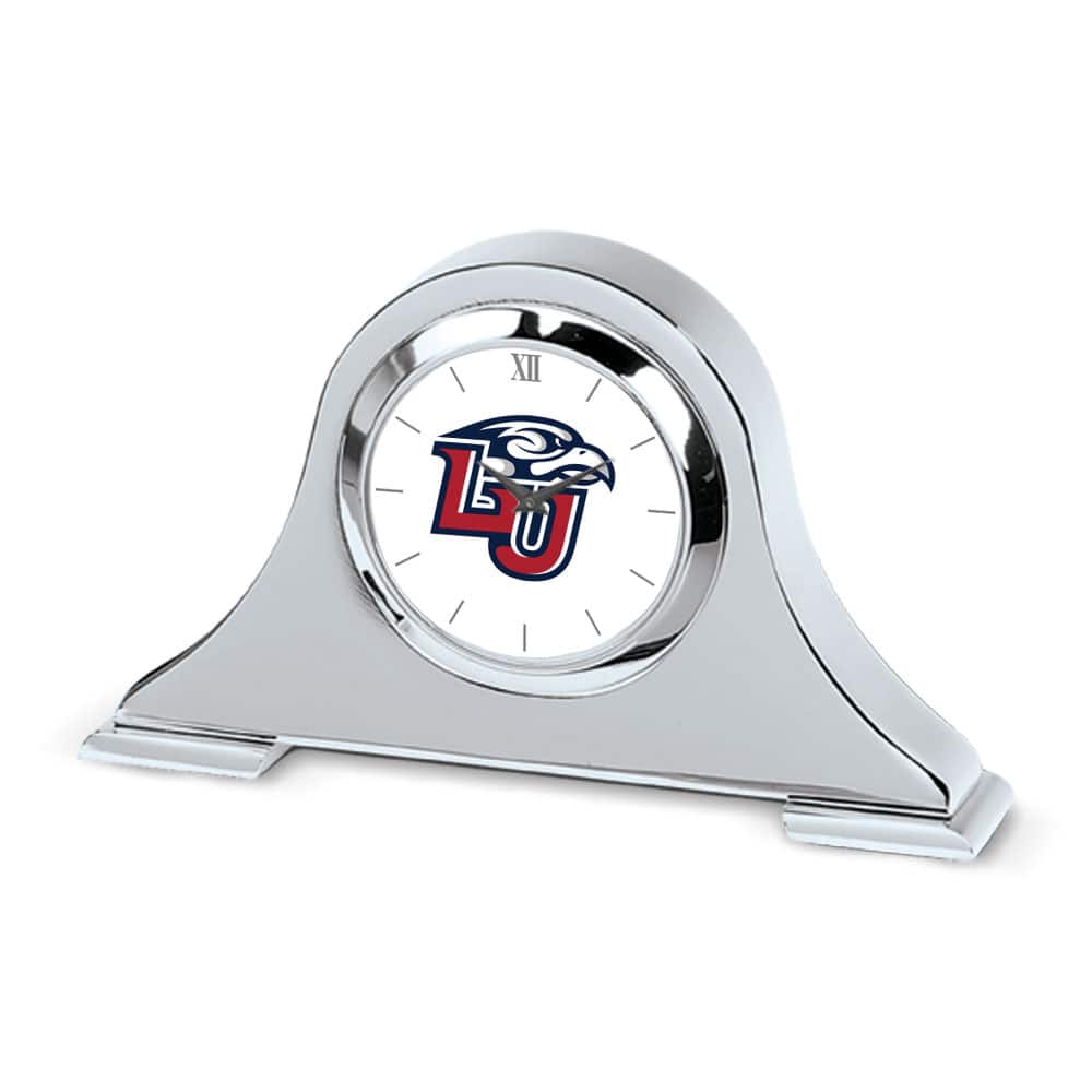 Jardine - Liberty Flames Logo Napoleon Desk Clock - Silver