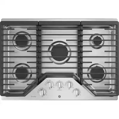 GE Profile - 30 in. Wide 5 Burner Built-In Gas Cooktop with Power Boil