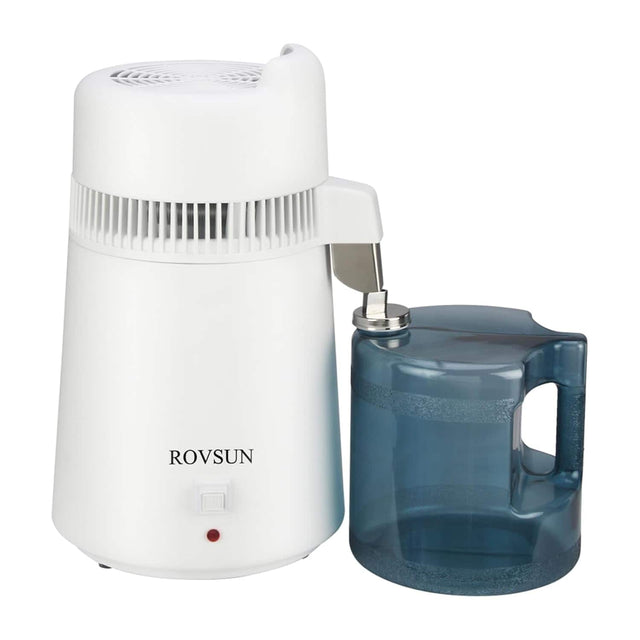 Front. Winado - 1.58 Gal/6L Countertop Water Distiller with Flame-Retardant Material & BPA-Free Container, Home Distilled Water Machine - White.