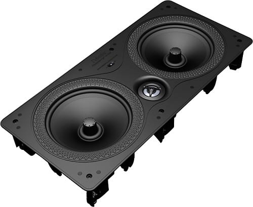 Definitive Technology - DI Series Dual 6-1/2" LCR In-Wall Speaker (Each) - White