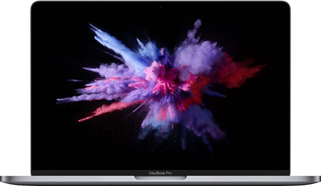 Front. Apple - Apple - MacBook Pro - 13" Display with Touch Bar - Intel Core i5 - 8GB Memory - 256GB SSD - Space Gray - Space Gray.