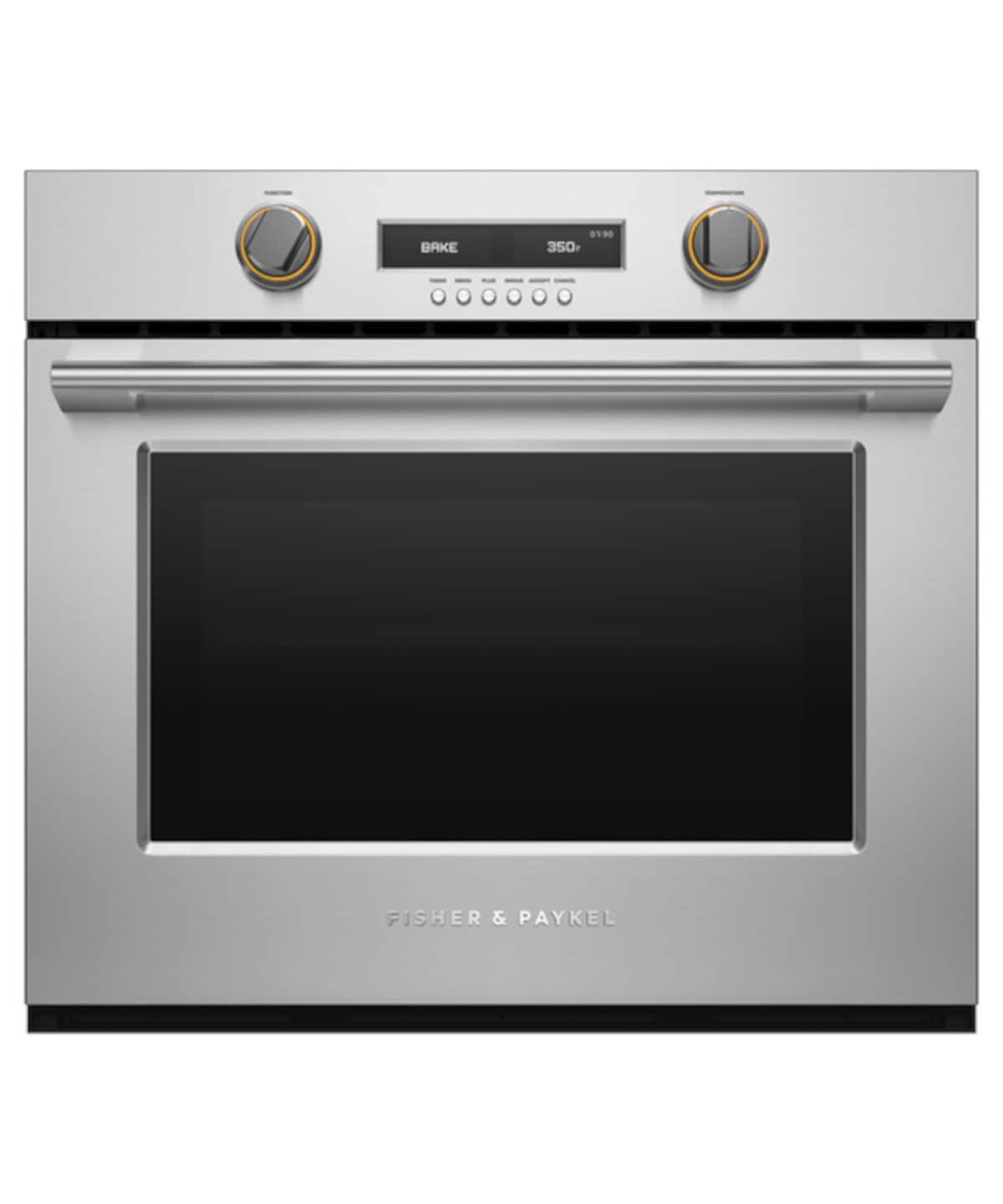 Fisher & Paykel - 30-in Built-In Single Electric Convection Wall Oven - Stainless Steel