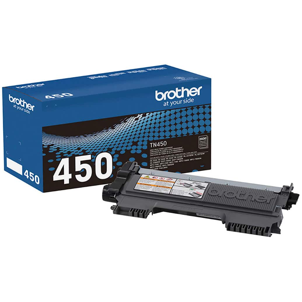 Brother - TN450 High-Yield Toner Cartridge - Black