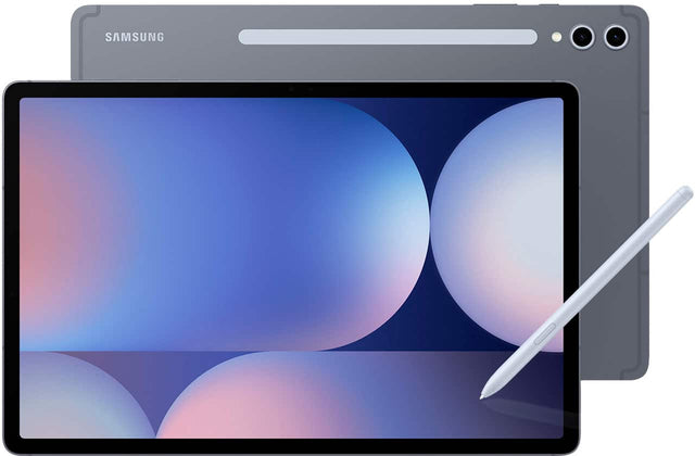 Front. Samsung - Galaxy Tab S10+ - 12.4" 256GB - Wi-Fi - with S-Pen - Moonstone Gray.
