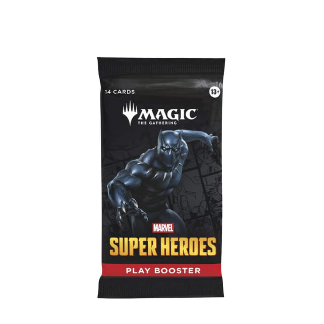 14 CARDS  
13+  
MAGIC THE GATHERING  
MARVEL SUPER HEROES PLAY BOOSTER