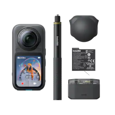 Insta360 - X6 8K Action Camera - Essentials Bundle