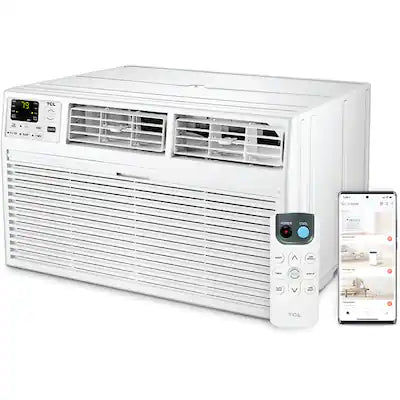 TCL - 450 Sq. Ft. 10,000 BTU Smart Through-the-Wall Air Conditioner with Wi-Fi and Remote