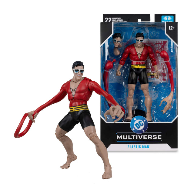 MOVING PARTS! 22 POINTS ARTICULATIONS  
McFARLANE  
12+  
DC MULTIVERSE  
PLASTIC MAN