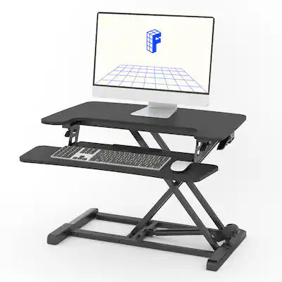 FlexiSpot - M7 Series 28"W Manual Adjustable Standing Desk Converter