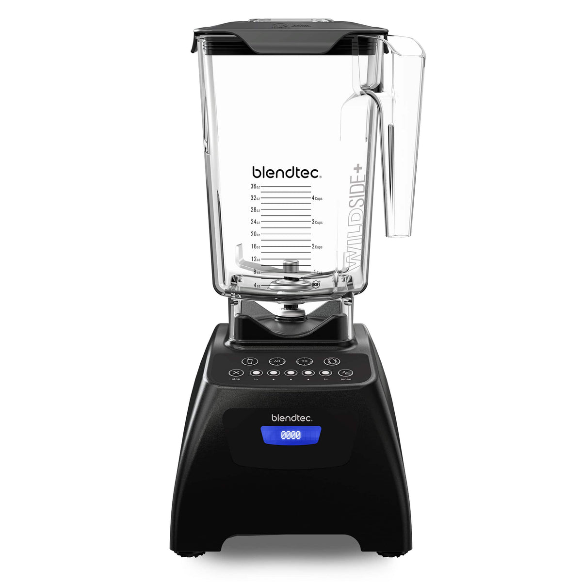 Blendtec - Classic 575 pro blender, WildSide jar, self-cleaning, 4 cycles, 5 speeds, 90 oz - Black