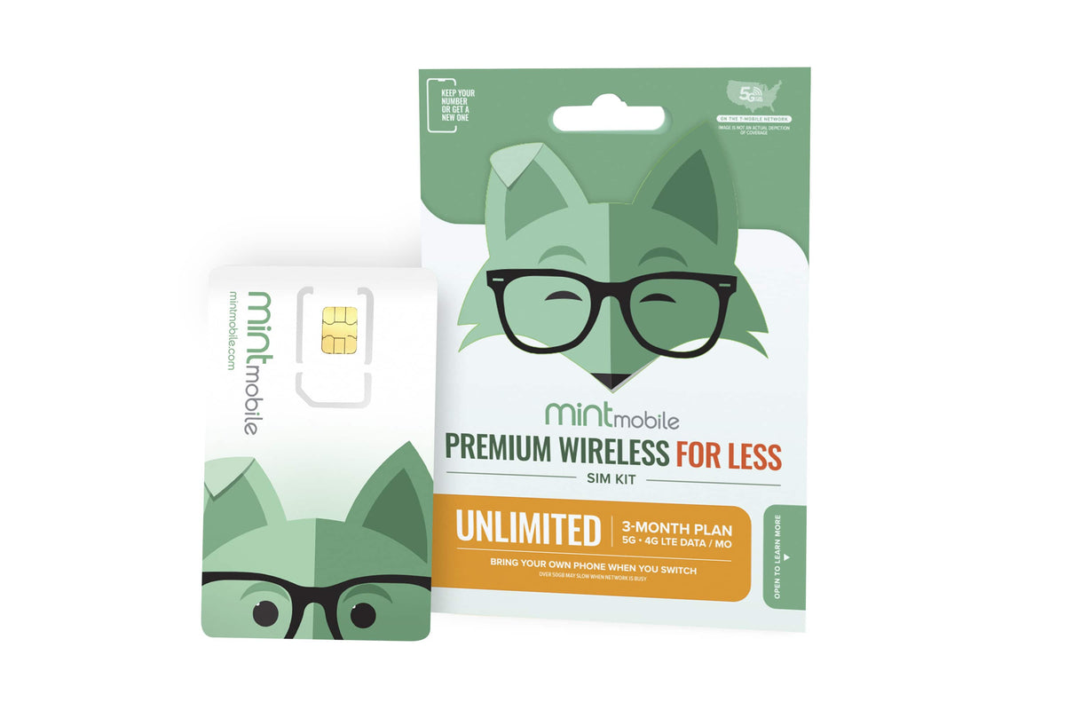 Mint Mobile - Unlimited Phone Plan - 3 Months of Wireless Service