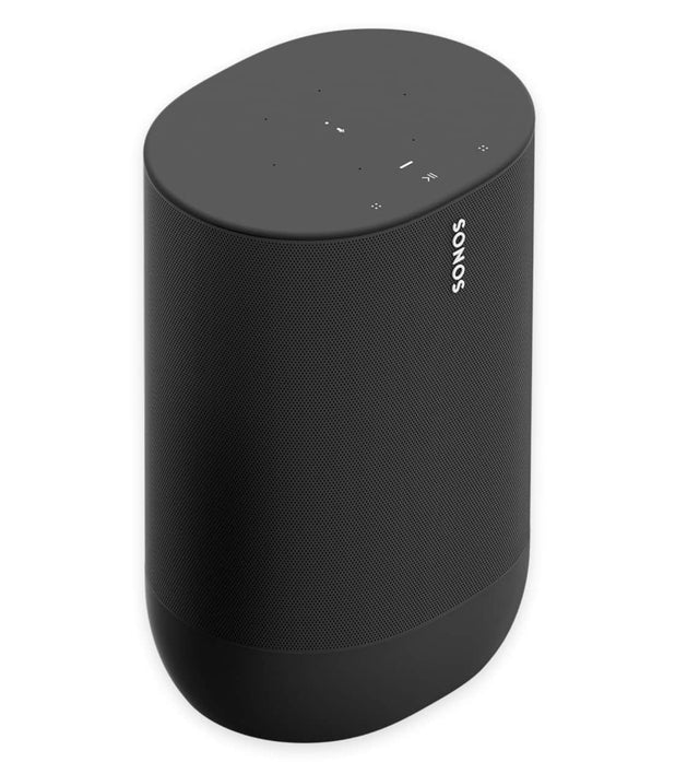 Front. Sonos - MOVE1US3BLK-C Move Wireless Portable Speaker - Refurbished Excellent - Black.
