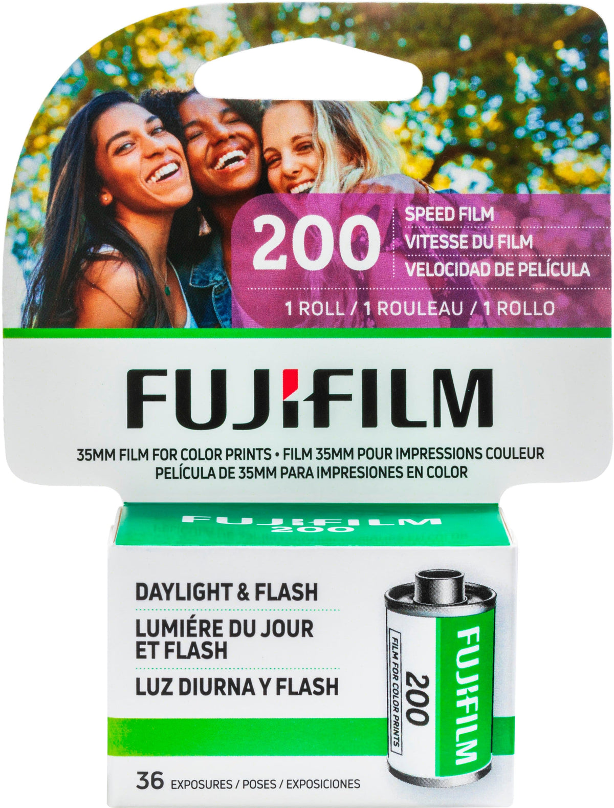 Fujifilm - 135 Fujicolor 200 Color Negative Consumer Film 35mm Roll - Multi