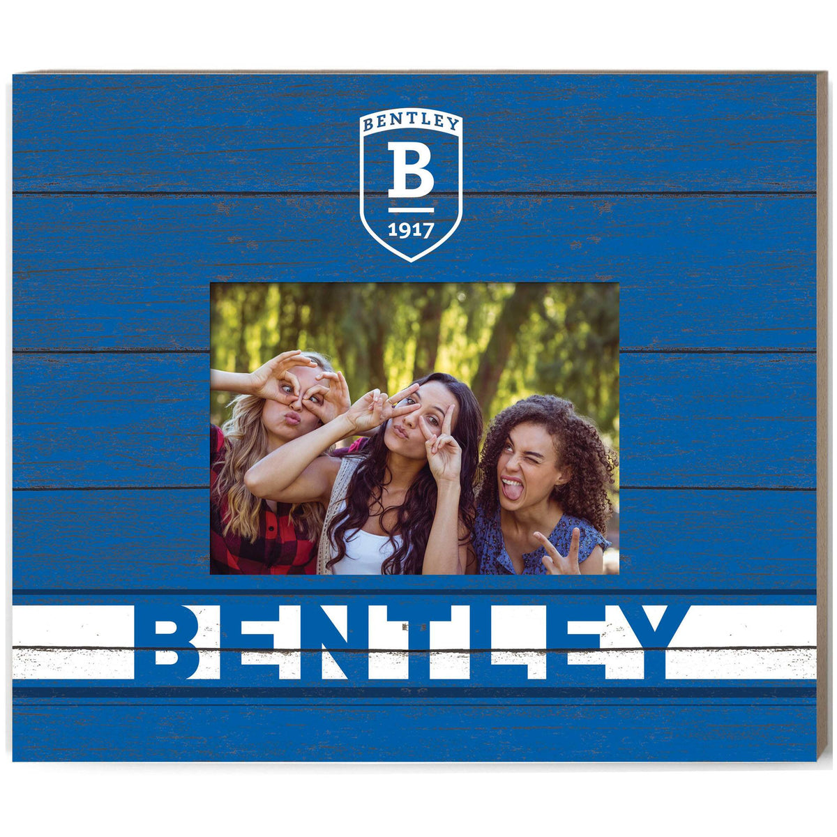 Jardine - Bentley Falcons 11" x 13" Team Spirit Scholastic Picture Frame - Blue
