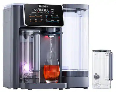 JIMMY - R9 Countertop Reverse Osmosis Water Filter System, 7 Stage Filtration, 3:1 Pure to Drain, BPA Free, No Installation
