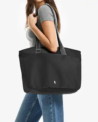 tomtoc - Laptop Tote Bag for Women, Laptop Work Shoulder Bag with Device Compartment fits up to 16 inch MacBook Pro, 18L