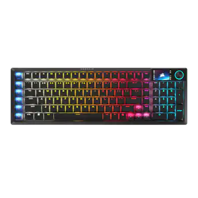 CORSAIR - VANGUARD AIR 99 WIRELESS Optical-Mechanical Gaming Keyboard with Pre-lubed, ultra-responsive OPX Low-Profile Switches
