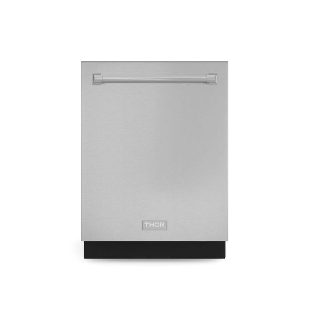 Front. Thor Kitchen - Gordon Ramsay Series by THOR Kitchen 24 Inch Dishwasher - Stainless Steel.