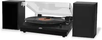 Jensen - JTA-315 Dual Bluetooth Turntable (33/45/78 RPM) - 20 Watts