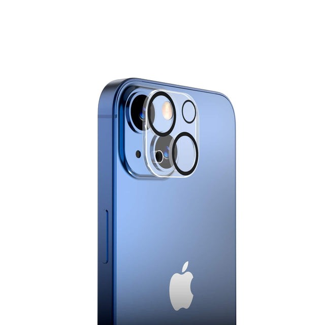 Front. Mybat Pro - MyBat Pro Tempered Glass Lens Protector (2.5D) for Apple iPhone 15 (6.1) / 15 Plus (6.7) - Clear - Clear.
