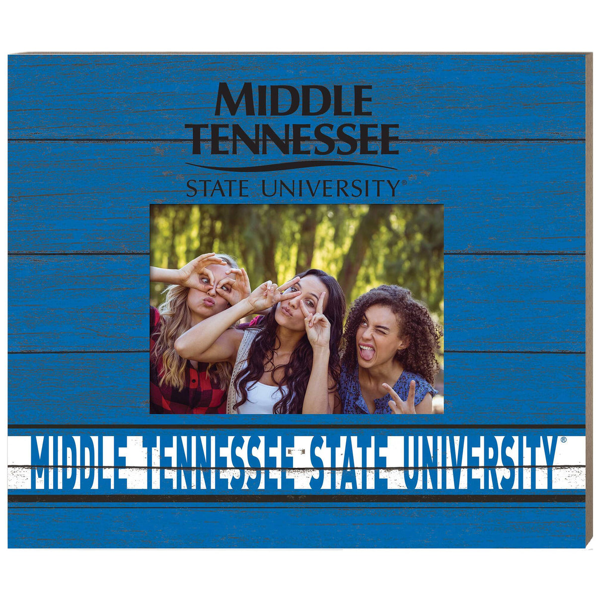 Jardine - MTSU Raiders 11'' x 13'' Team Spirit Scholastic Picture Frame - Blue