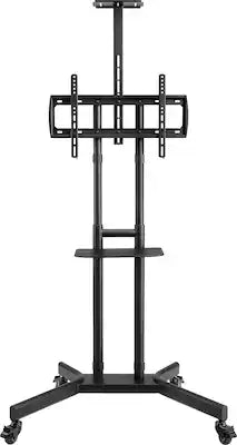 Insignia™ - Mobile TV Cart with Shelves for Most 32-90" TVs