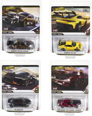 Mattel - Hot Wheels Premium 1:43 6-Piece K Assortment - COLLECTIBLES