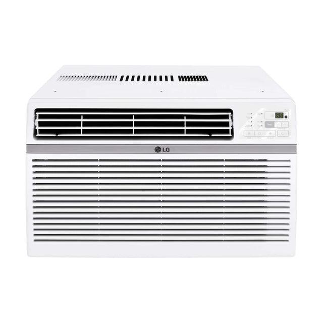 Front. LG - 550 Sq. Ft. 12,000 BTU Window Air Conditioner - White.