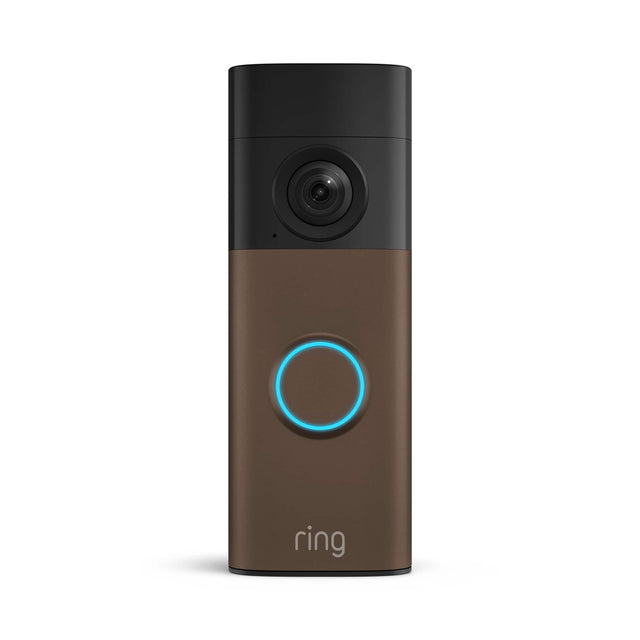 Front. Ring - Battery Doorbell 2K, Retinal 2K with wide-angle video, up to 6x Enhanced Zoom, Two-Way Talk, and Built-In Battery-Mocha - Matte Mocha.