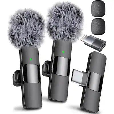 Mini Mic Pro - -Wireless Mic for iPhone, iPad, Android, Lavalier Microphone for Video Recording All iPhones & Androids