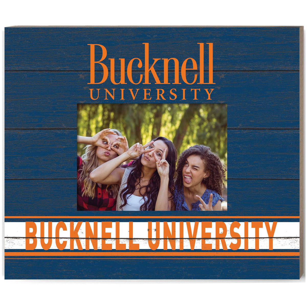 Jardine - Bucknell Bison 11'' x 13'' Team Spirit Scholastic Picture Frame - Blue