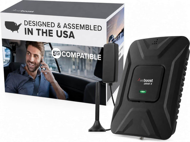 weboost DESIGNED & ASSEMBLED IN THE USA OPENS 5G COMPATIBLE ss weboost. DRIVE x