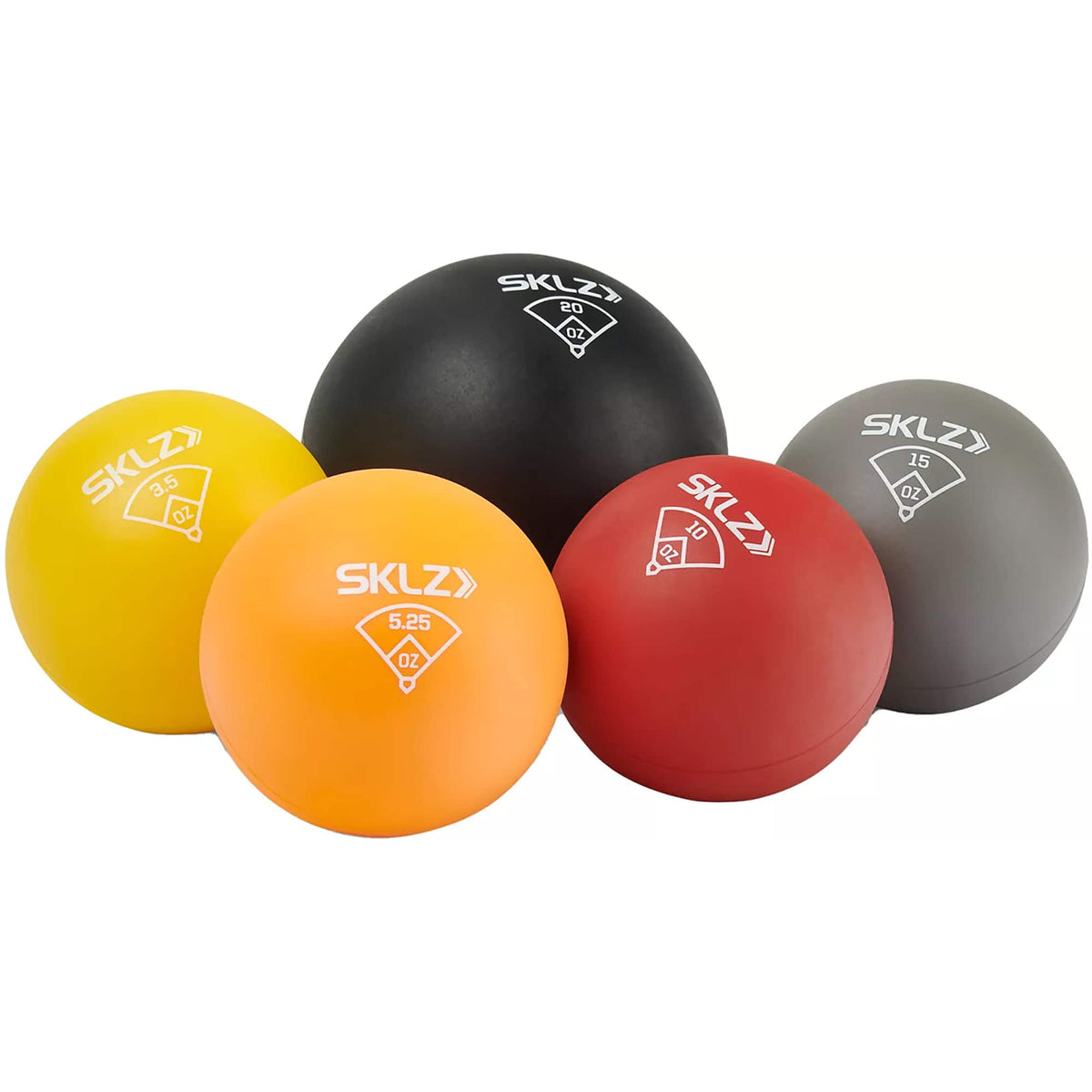 SKLZ - Throwing Plyo Balls for Pitching Training - Multicolor