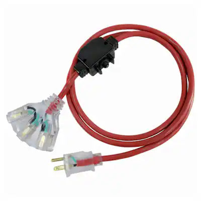 Master Electrician - 50 Feet Outdoor Extension Cord with Inline Circuit Breaker