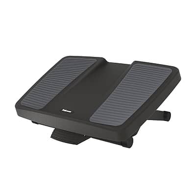 Fellowes - Ultimate Tilt Adjustable Footrest - Black/Gray