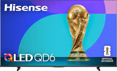 Hisense - 43" Class QD6 Series Hi-QLED 4K UHD Smart Fire TV (2025)