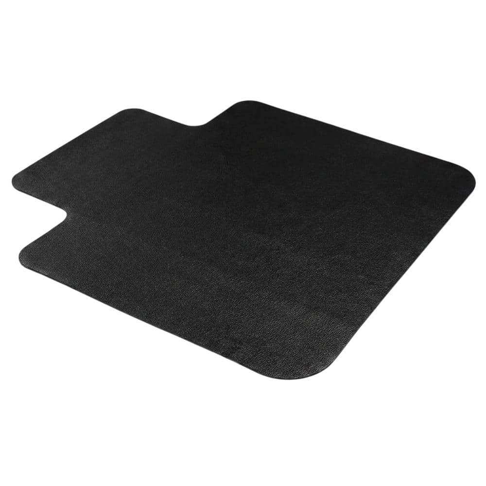 Floortex - Vinyl Rectangular Chair Mat for Carpets - 29.5" x 47" - Black