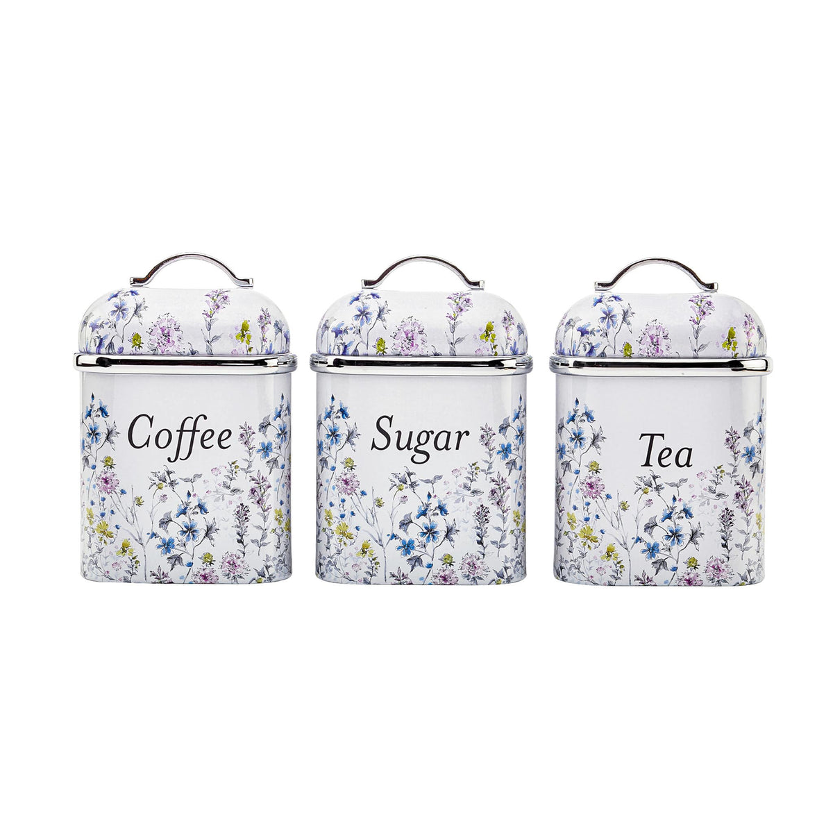 Laura Ashley - 3-Piece Canister Set - Wild Meadow