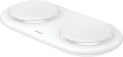 Belkin - 15W Dual Qi2 Wireless Magnetic Charging Pad, MagSafe Compatible for iPhone & AirPods