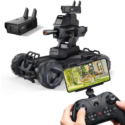 Veeniix - V997 Remote-Controlled Big Monster Truck with Camera, 2.4GHz FPV Remote-Controlled Vehicle with 720P Camera