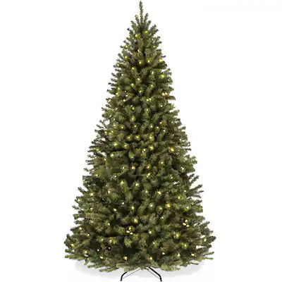 Best Choice Products - 7.5ft Artificial Christmas Tree with Viral Twinkling Lights, Pre-Lit Spruce, 550 Lights